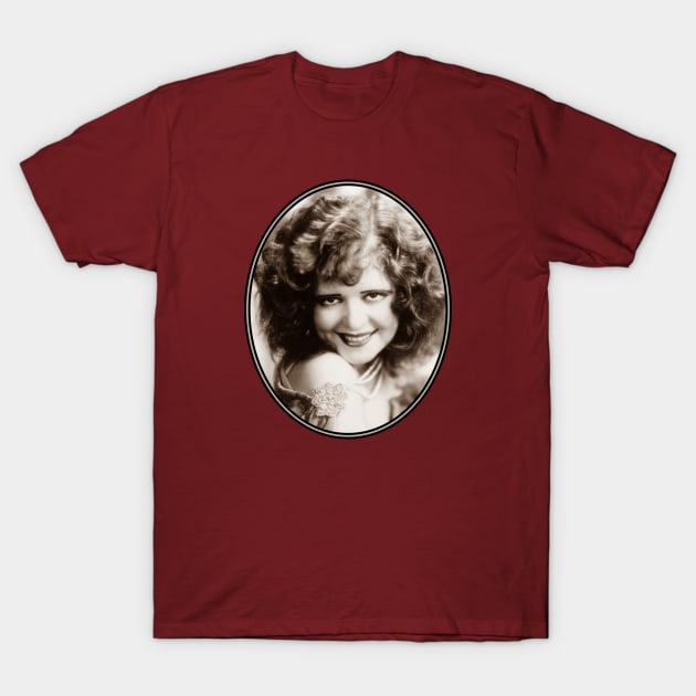 Clara Bow: The Personification of the Roaring Twenties T-Shirt by Noir-N-More